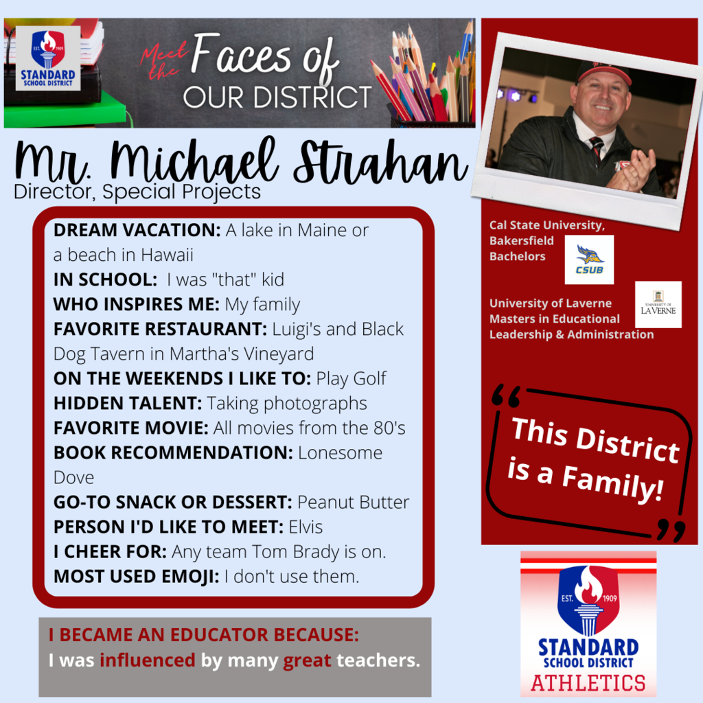 M. Strahan District Faces