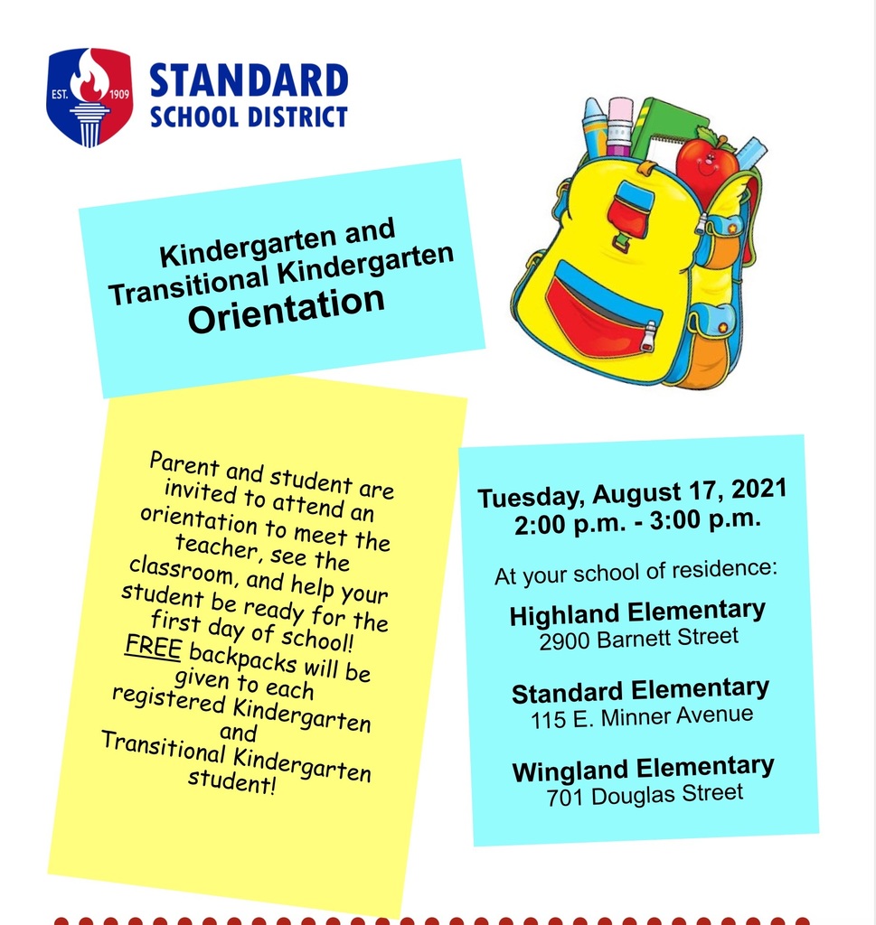TK and Kindergarten Orientation